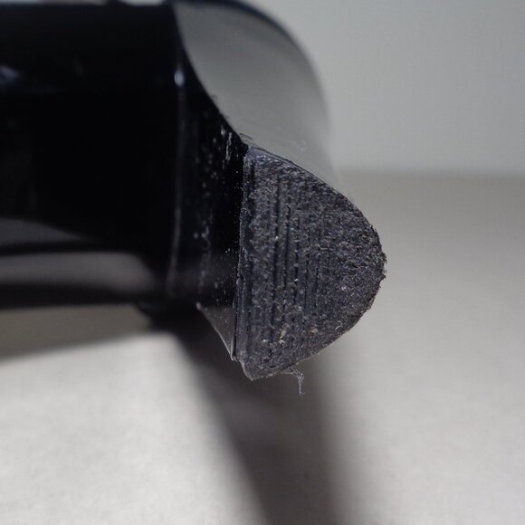 Michael Kors Size 6.5 M / Black / Leather / Heeled Sandals Women's Shoes - Picture 14 of 16